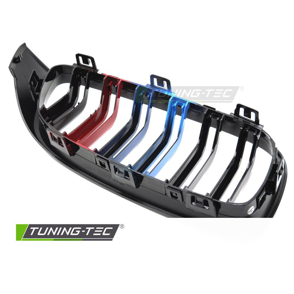 Griglia Sport Nero Lucido Tri-Colour Doppio Bar per BMW F32 (2013-2020)