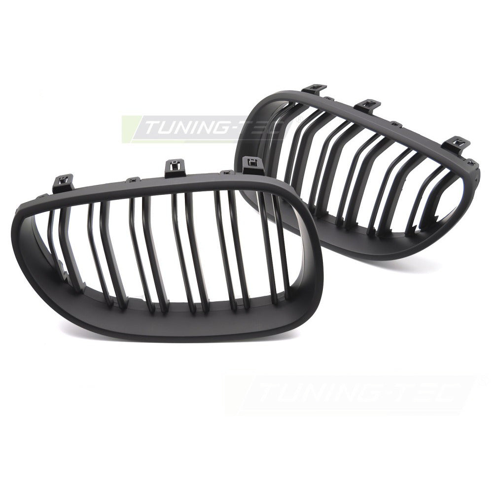 Griglia Sport Nero Opaco Doppio Bar per BMW Serie 5 E60 (03-10)