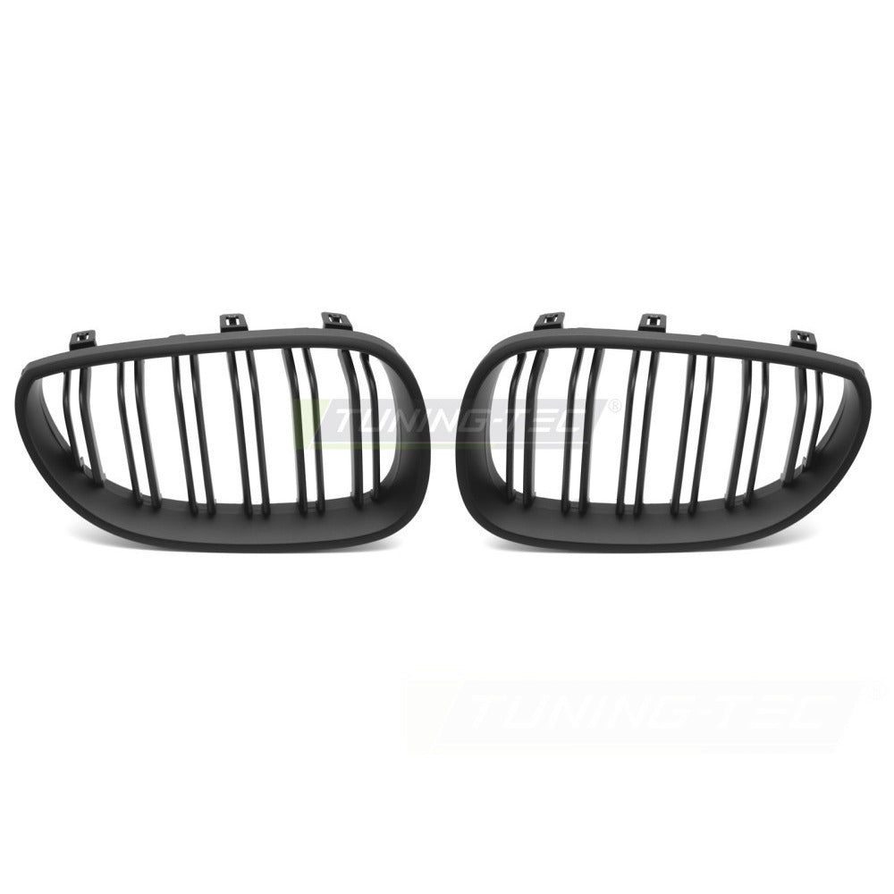 Griglia Sport Nero Opaco Doppio Bar per BMW Serie 5 E60 (03-10)