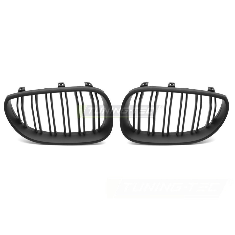 Griglia Sport Nero Opaco Doppio Bar per BMW Serie 5 E60 (03-10)