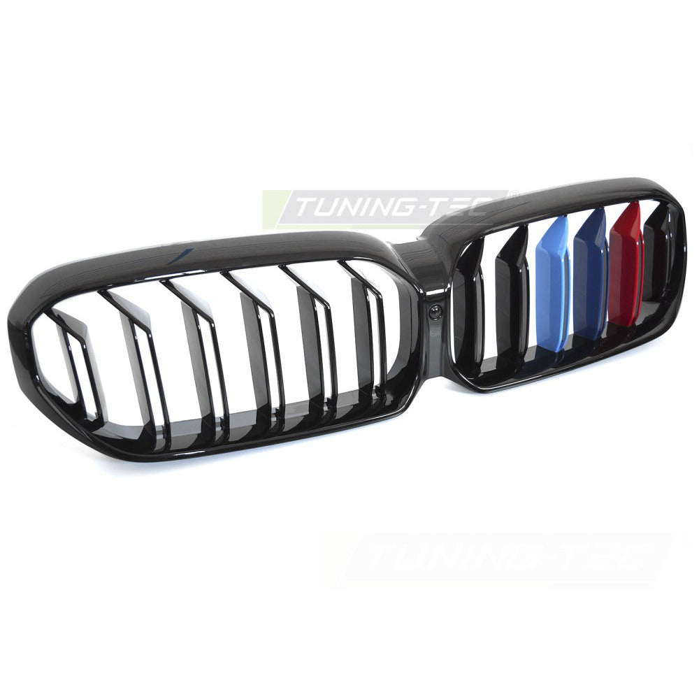 Griglia Sport Nero Lucido Tri-Colour Doppio Bar per BMW Serie 5 G30 (20-23)
