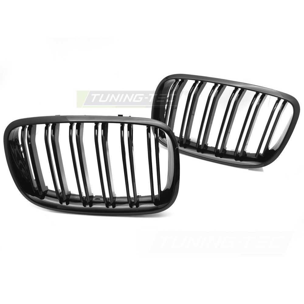 Griglia Sport Nero Lucido Doppio Bar per BMW X5 E70 (2007-2013)