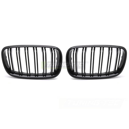 Griglia Sport Nero Lucido Doppio Bar per BMW X5 E70 (2007-2013)