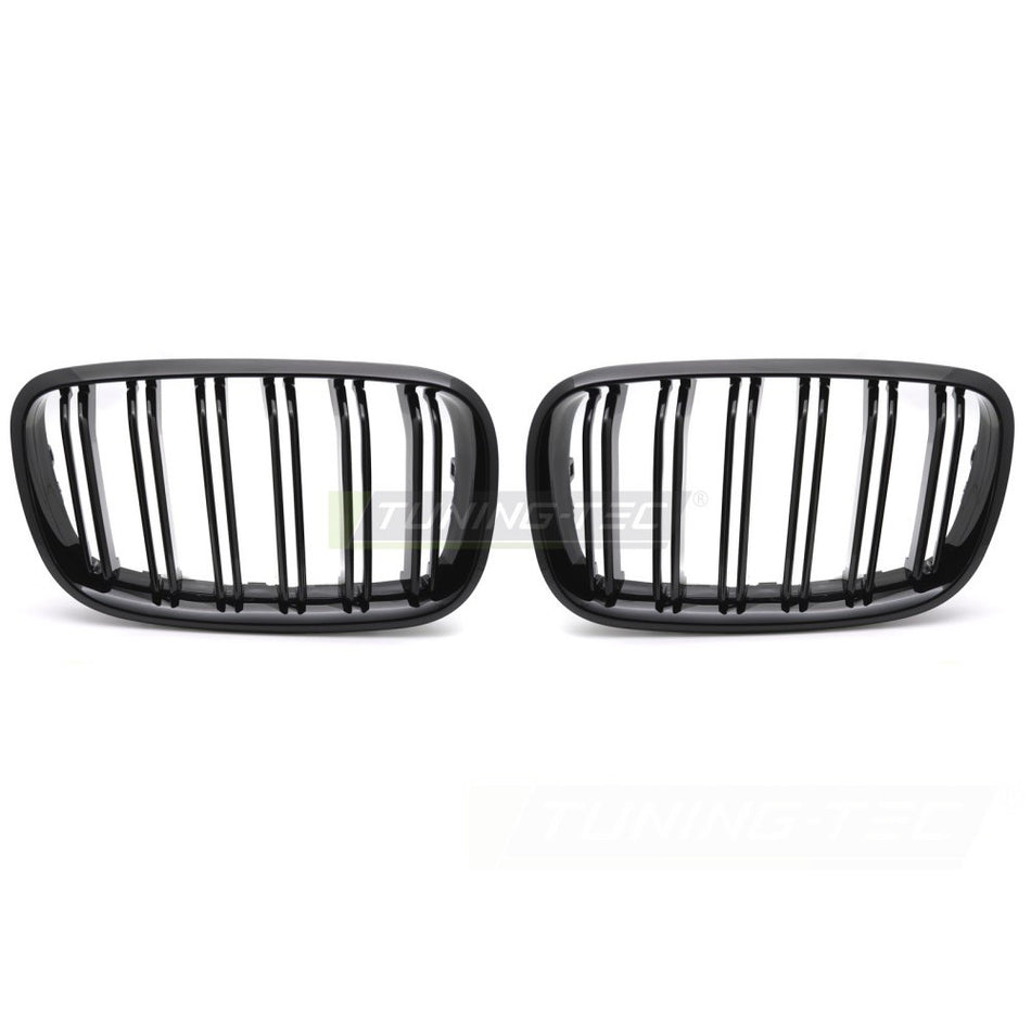 Griglia Sport Nero Lucido Doppio Bar per BMW X5 E70 (2007-2013)