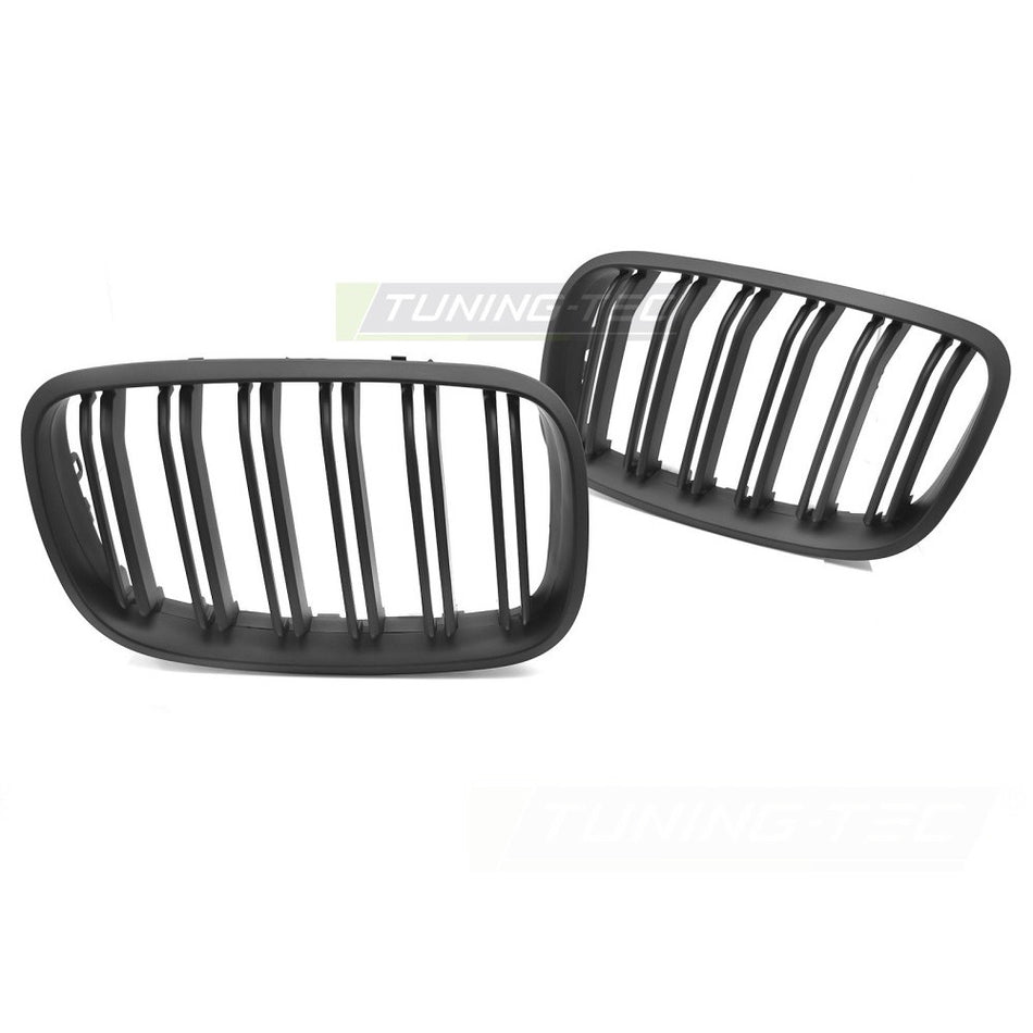 Griglia Sport Nero Opaco Doppio Bar per BMW X5 E70 (2007-2013)