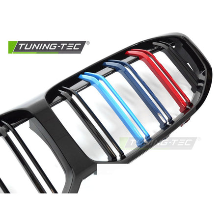 Griglia Sport Nero Lucido Tri-Colour Doppio Bar per BMW F40 (2019-2024)