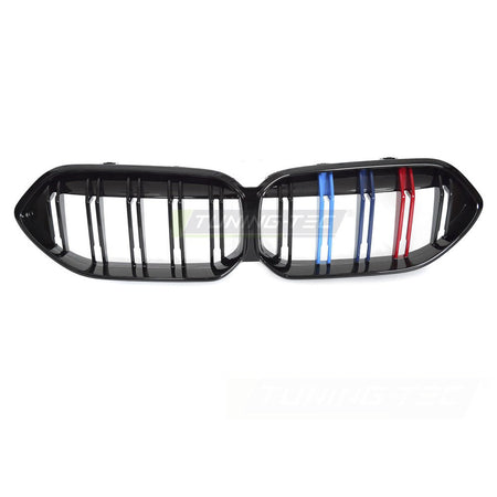 Griglia Sport Nero Lucido Tri-Colour Doppio Bar per BMW F44 (2019-2024)