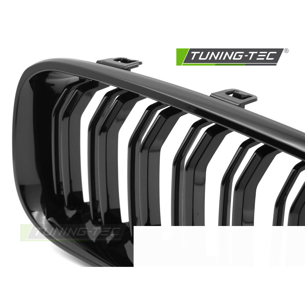 Griglia Sport Nero Lucido Doppio Bar per BMW F34 Gran Turismo (13-17)