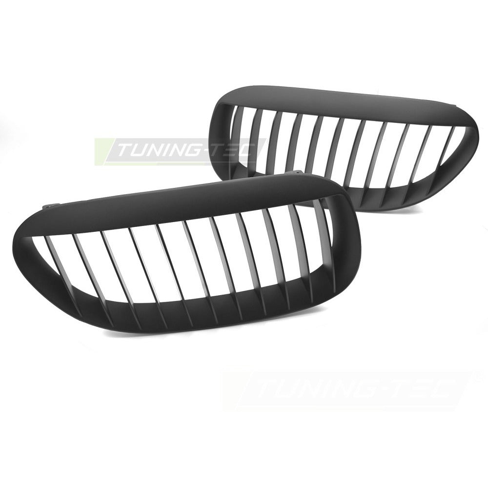 Griglia Nero Opaco per BMW E63 02-10 / E64 04-10, Griglia Sportiva Anteriore