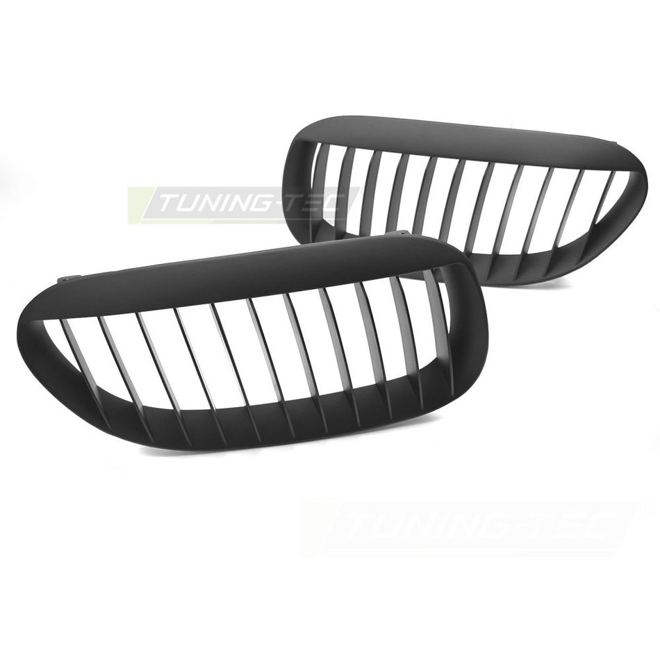 Griglia Nero Opaco per BMW E63 02-10 / E64 04-10, Griglia Sportiva Anteriore
