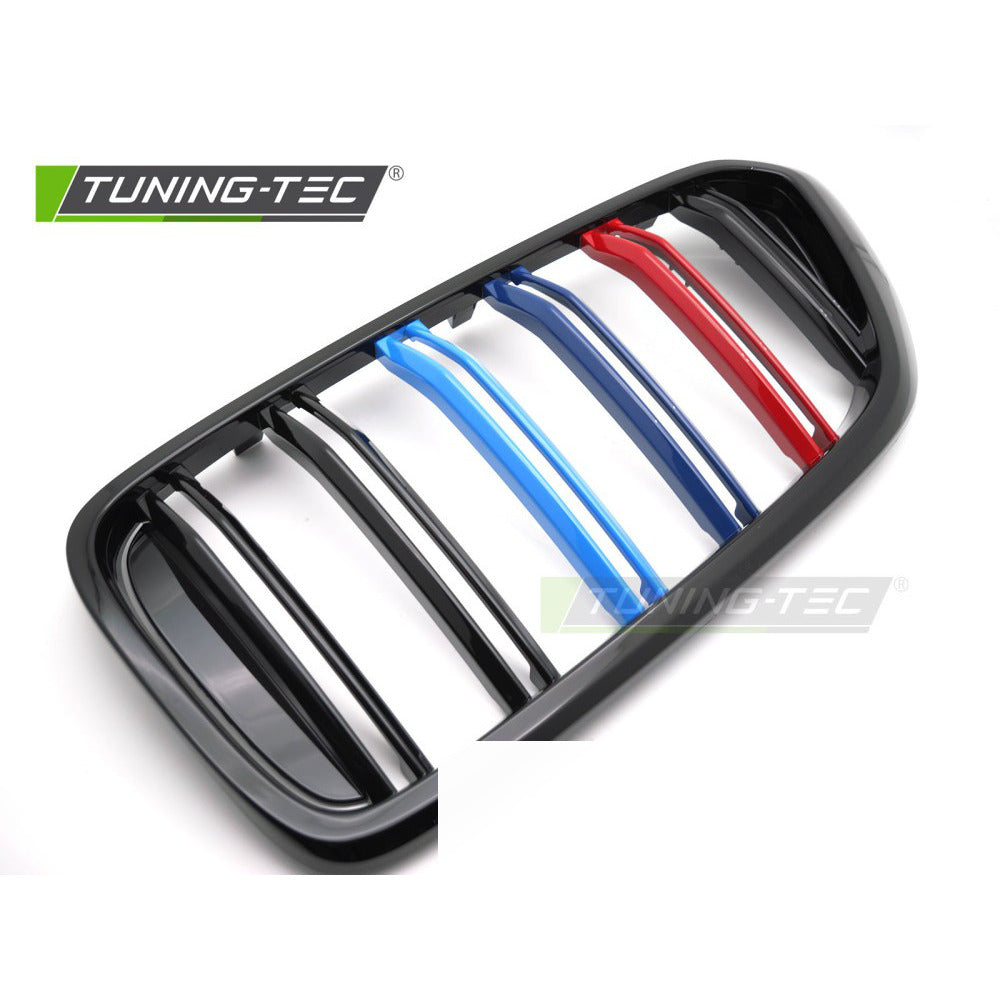 Griglia Sport Nero Lucido Tri-Colour Doppio Bar per BMW G32 (2017-2020)