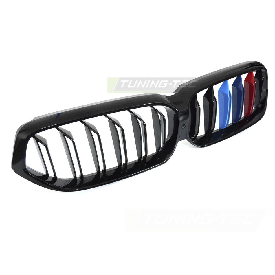Griglia Sport Nero Lucido Tri-Colour Doppio Bar per BMW G32 LCI (20-23)