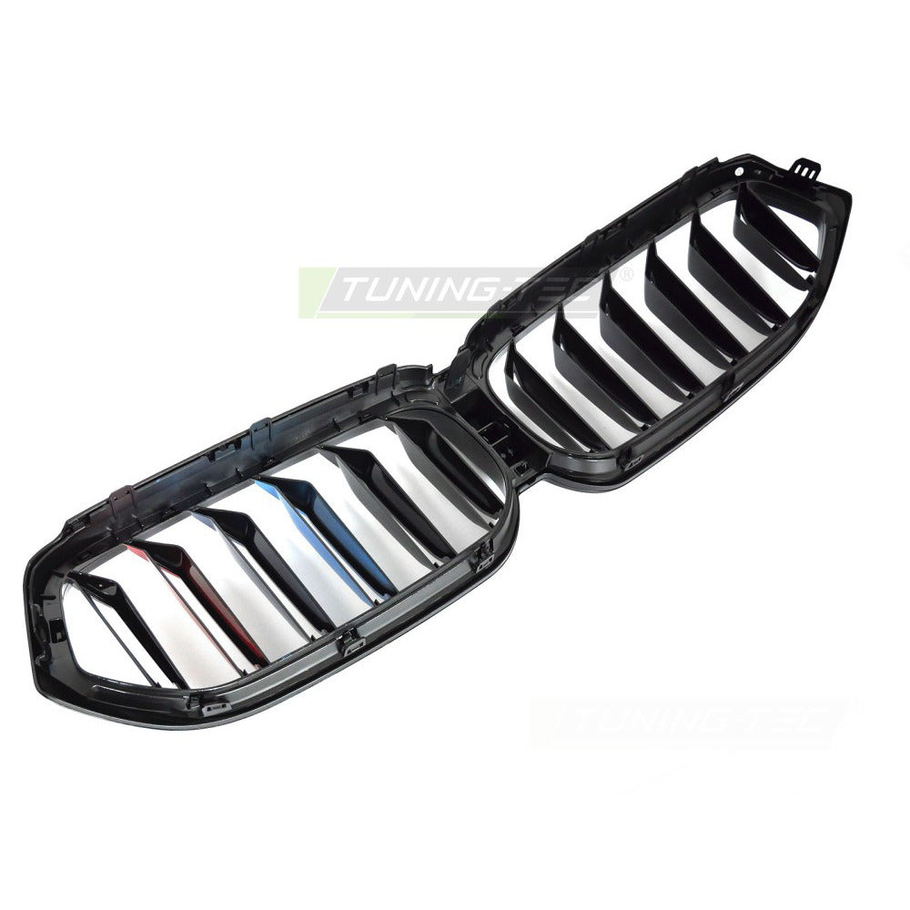 Griglia Sport Nero Lucido Tri-Colour Doppio Bar per BMW G32 LCI (20-23)
