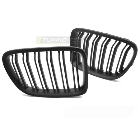 Griglia Sport Nero Opaco Doppio Bar per BMW X1 E84 (09-14) - Griglia Anteriore