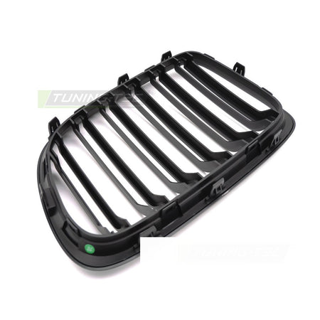 Griglia Sport Nero Opaco Doppio Bar per BMW X1 E84 (09-14) - Griglia Anteriore