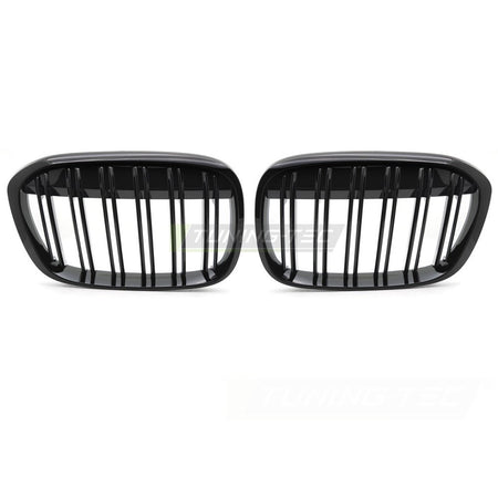 Griglia Sport Nero Lucido Doppio Bar per BMW X1 F48 (2015-2020)