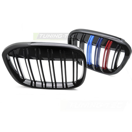 Griglia Sport Nero Lucido Tri-Colour Doppio per BMW X1 F48 (2015-2020)