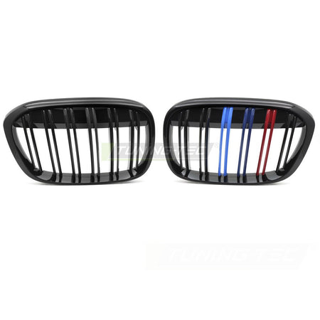 Griglia Sport Nero Lucido Tri-Colour Doppio per BMW X1 F48 (2015-2020)