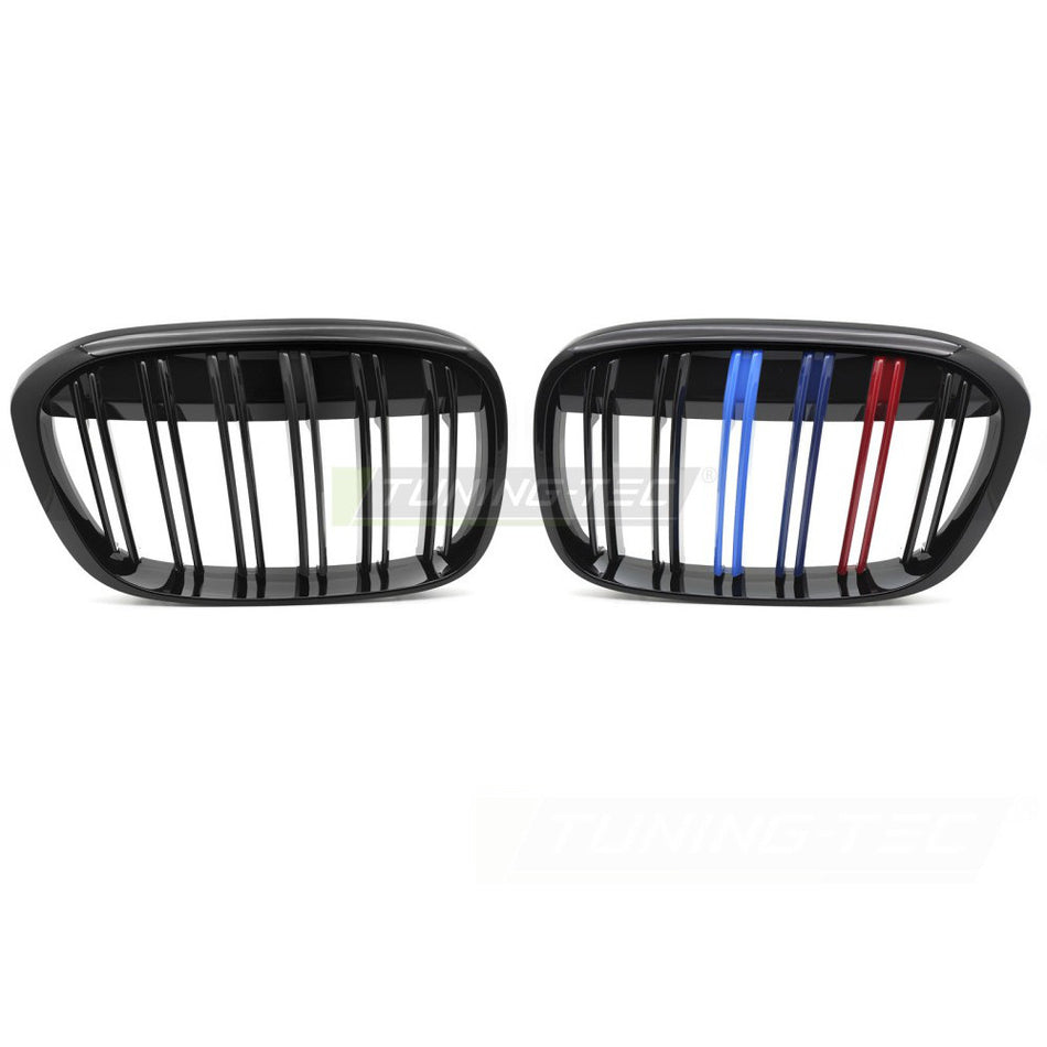 Griglia Sport Nero Lucido Tri-Colour Doppio per BMW X1 F48 (2015-2020)