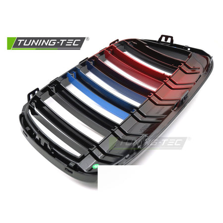 Griglia Sport Nero Lucido Tri-Colour Doppio per BMW X1 F48 (2015-2020)