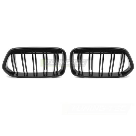 Griglia Sport Nero Lucido Doppio Bar per BMW X2 F39 (2018-2023)