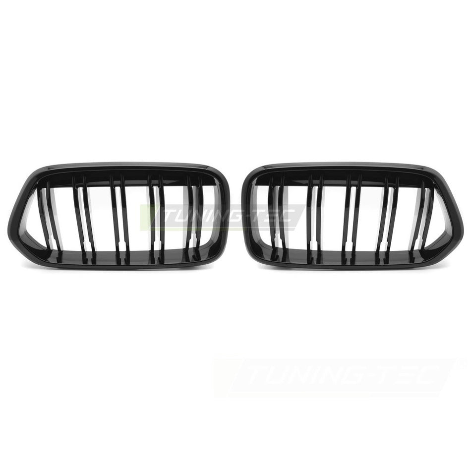 Griglia Sport Nero Lucido Doppio Bar per BMW X2 F39 (2018-2023)