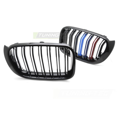 Griglia Sport Nero Lucido Tri-Colour Doppio Bar per BMW X3 F25 LCI 14-17 / X4