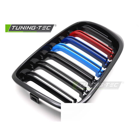Griglia Sport Nero Lucido Tri-Colour Doppio Bar per BMW X3 F25 LCI 14-17 / X4