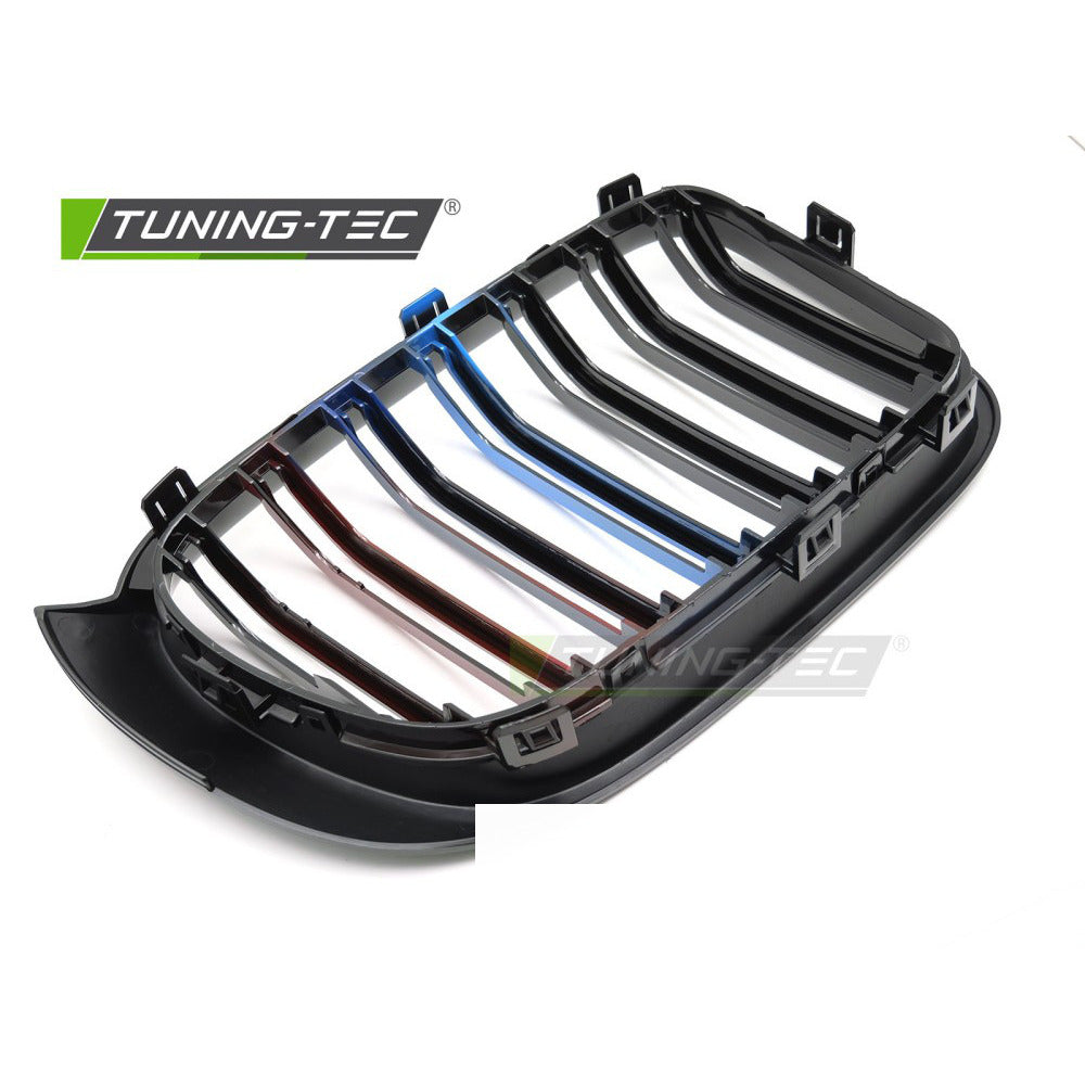 Griglia Sport Nero Lucido Tri-Colour Doppio Bar per BMW X3 F25 LCI 14-17 / X4