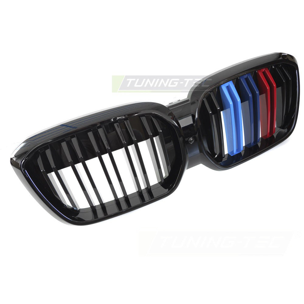 Griglia Sport Nero Lucido Tri-Colour Doppio Bar per BMW IX3 G08 (2021-2025)