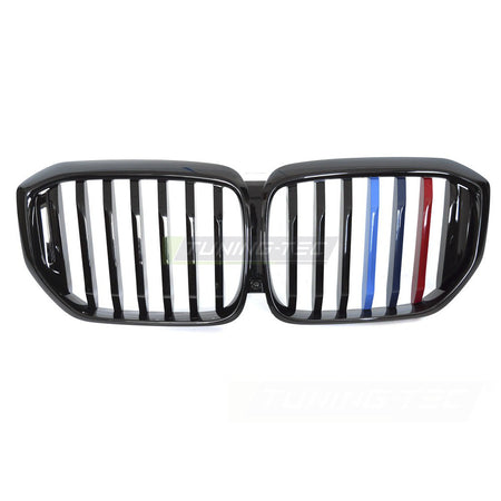 Griglia Nero Lucido Tri-Colour per BMW X5 G05 (anni 23-) - Griglia Sportiva