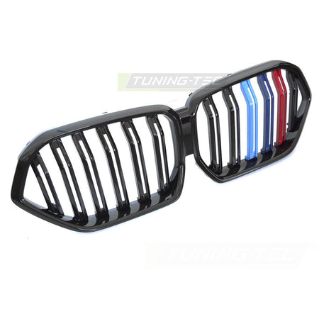 Griglia Sport Nero Lucido Tri-Colour Doppio Bar per BMW X6 G06 (2019-2023)