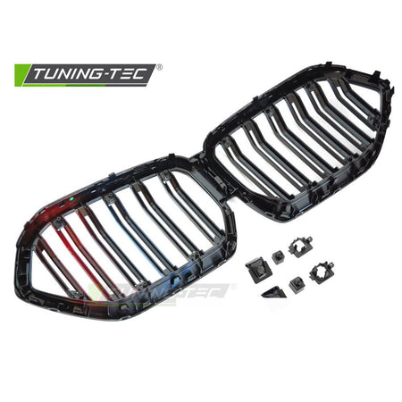 Griglia Sport Nero Lucido Tri-Colour Doppio Bar per BMW X6 G06 (2019-2023)