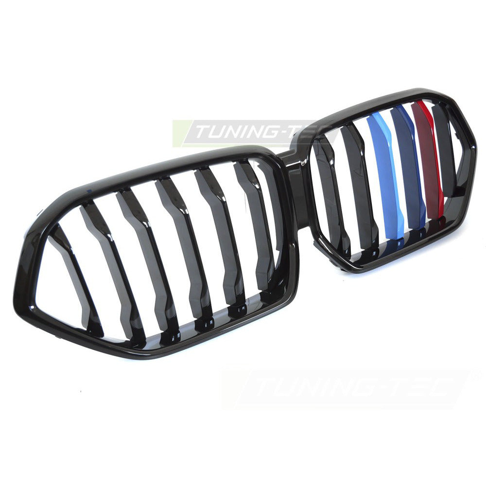 Griglia Nero Lucido Tri-Colour per BMW X6 G06 (anni 2019-2023) Griglia Sportiva