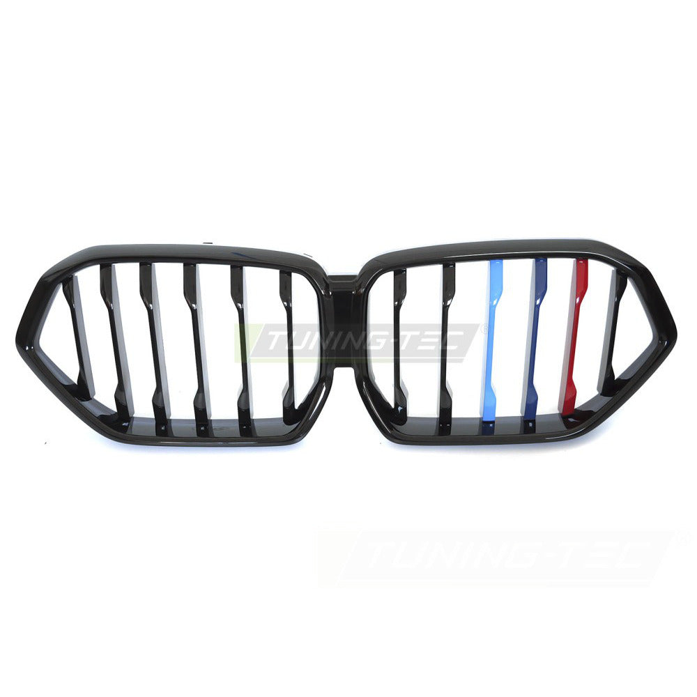 Griglia Nero Lucido Tri-Colour per BMW X6 G06 (anni 2019-2023) Griglia Sportiva