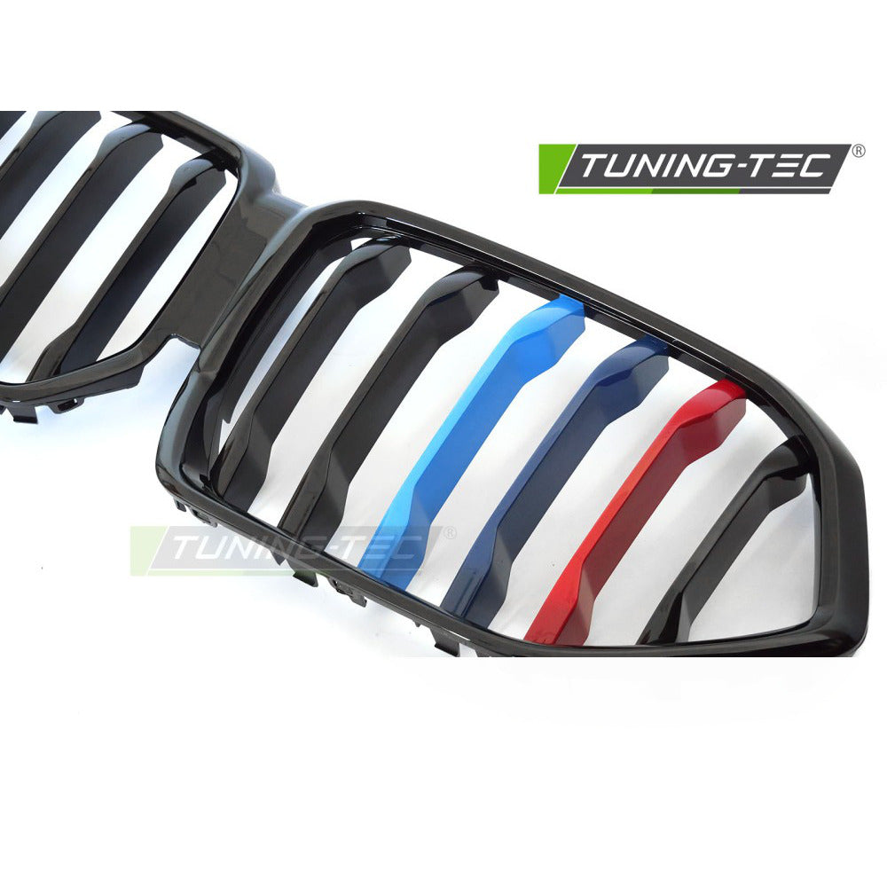 Griglia Nero Lucido Tri-Colour per BMW X6 G06 (anni 2019-2023) Griglia Sportiva