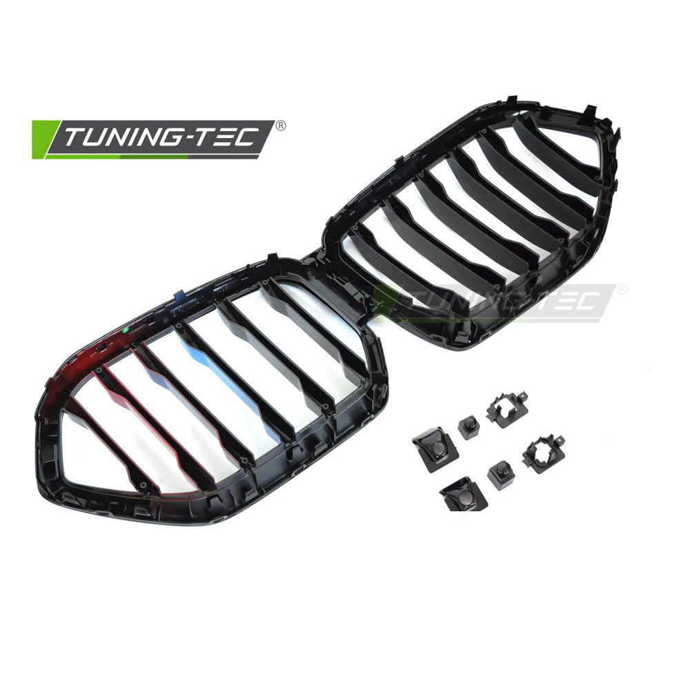 Griglia Nero Lucido Tri-Colour per BMW X6 G06 (anni 2019-2023) Griglia Sportiva