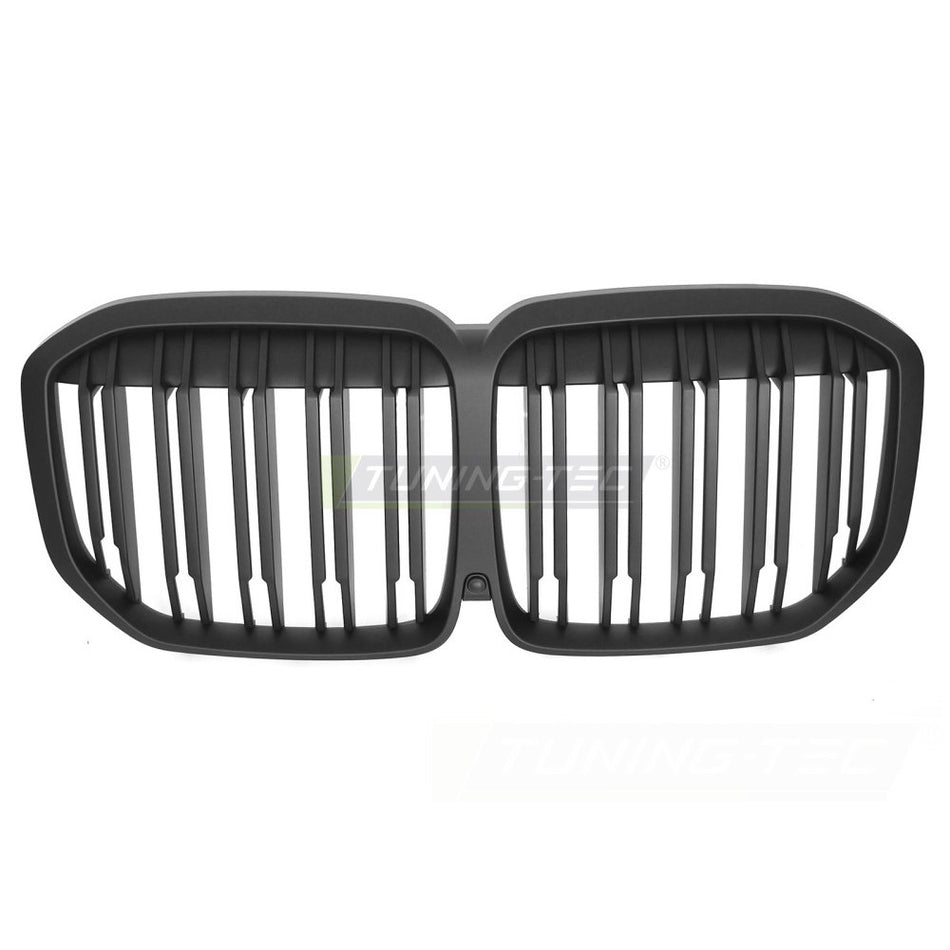 Griglia Sport Nero Opaco Doppio Bar per BMW X7 G07 (anni 2018-2022)