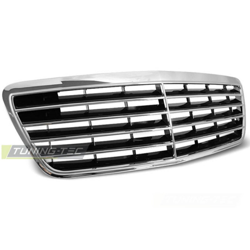 Griglia Cromato per Mercedes W210 Classe E (06.99-03.02) - Griglia Sportiva