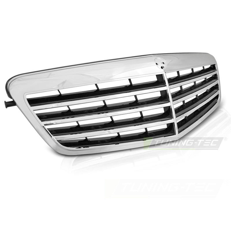 Griglia Cromato per Mercedes W212 (09-13) - Griglia Sportiva Anteriore
