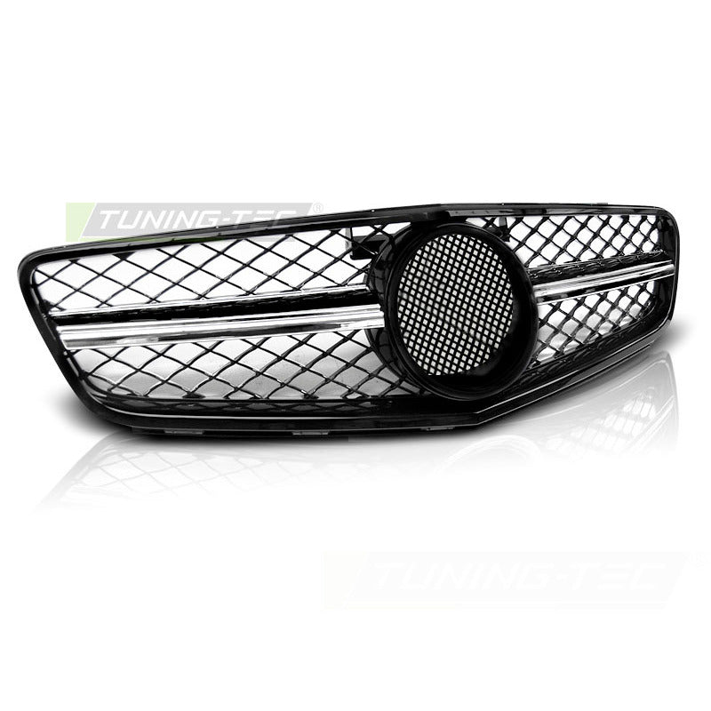Griglia Sport Nero Lucido Cromato per Mercedes W204 (2007-2014)