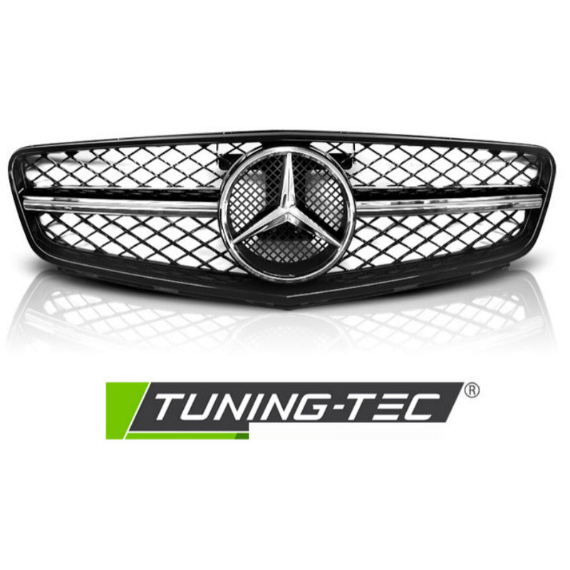 Griglia Sport Nero Lucido Cromato per Mercedes W204 (2007-2014)