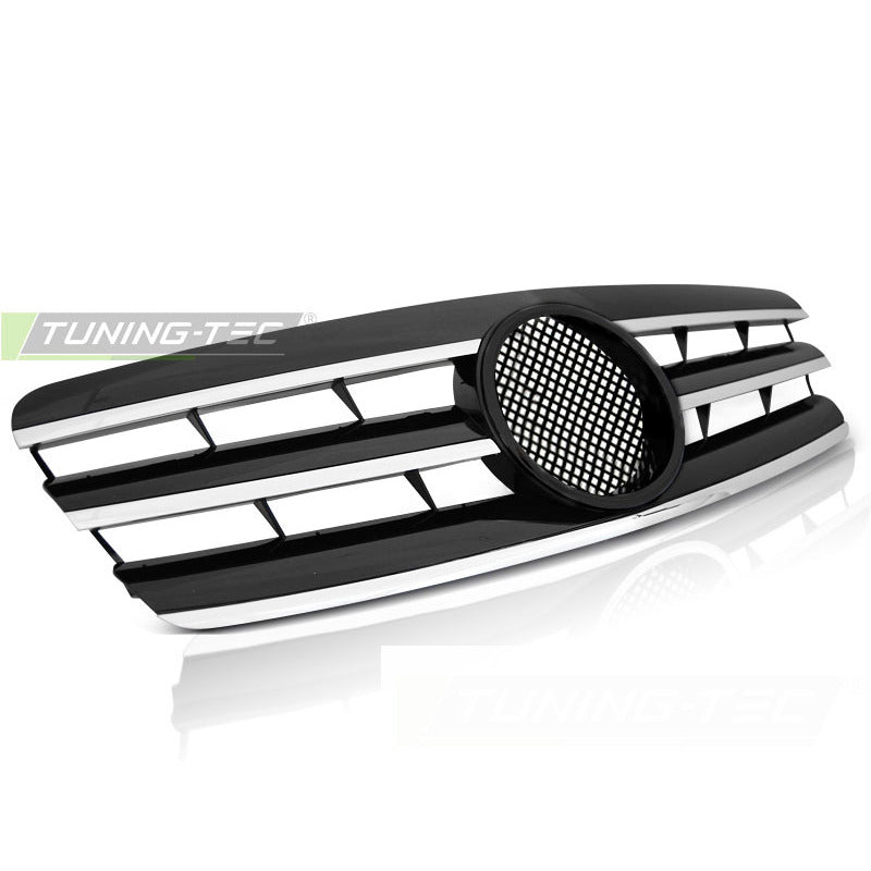 Griglia Sport Nero Cromato per Mercedes W203 (2000-2007) - Griglia Anteriore