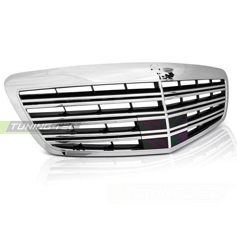 Griglia Sport Cromato Nero per Mercedes W221 (2009-2013) - Griglia Anteriore