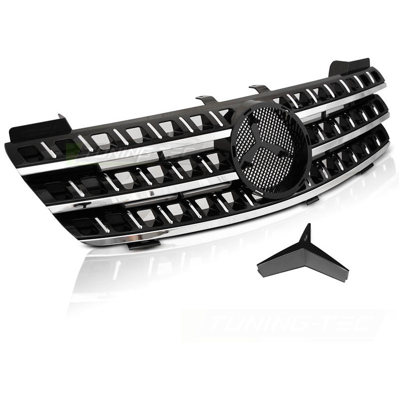 Griglia Sport Nero Cromato per Mercedes W164 (2005-2008) - Griglia Anteriore