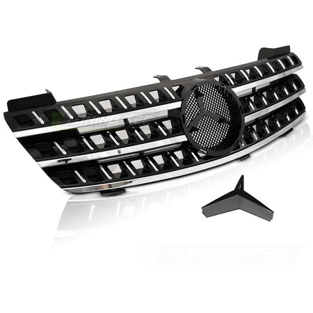 Griglia Sport Nero Cromato per Mercedes W164 (2005-2008) - Griglia Anteriore