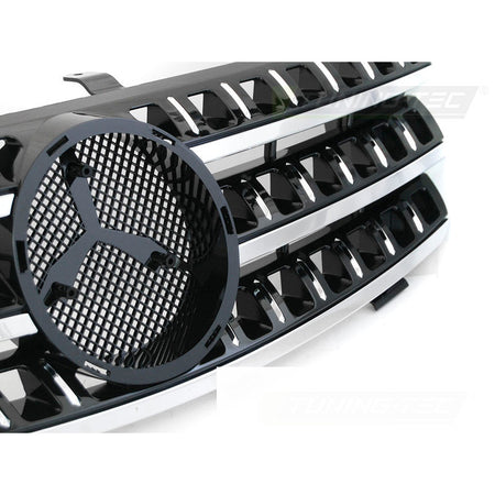 Griglia Sport Nero Cromato per Mercedes W164 (2005-2008) - Griglia Anteriore