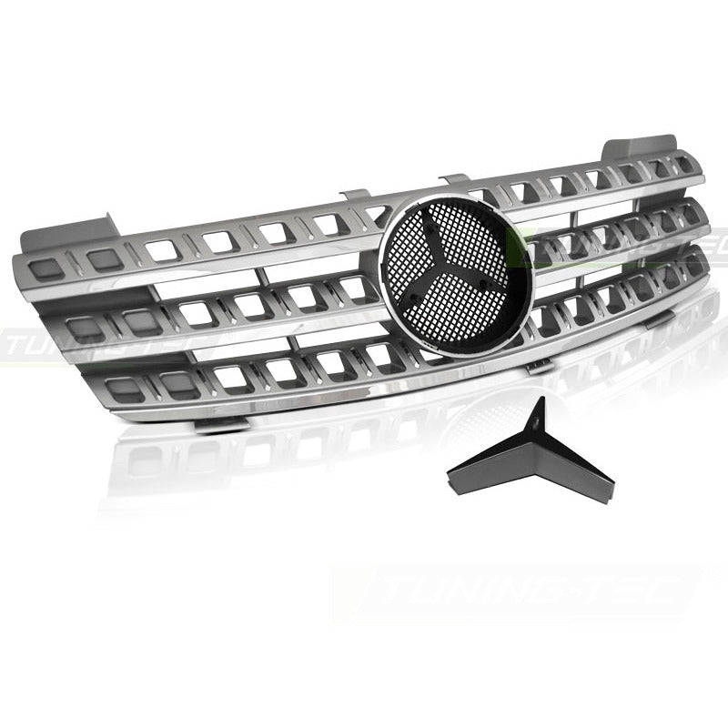 Griglia Sport Argento Cromato per Mercedes W164 (2005-2008) - Griglia Anteriore