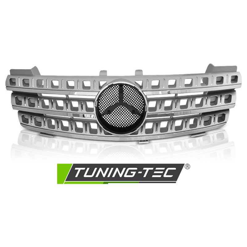 Griglia Sport Argento Cromato per Mercedes W164 (2005-2008) - Griglia Anteriore