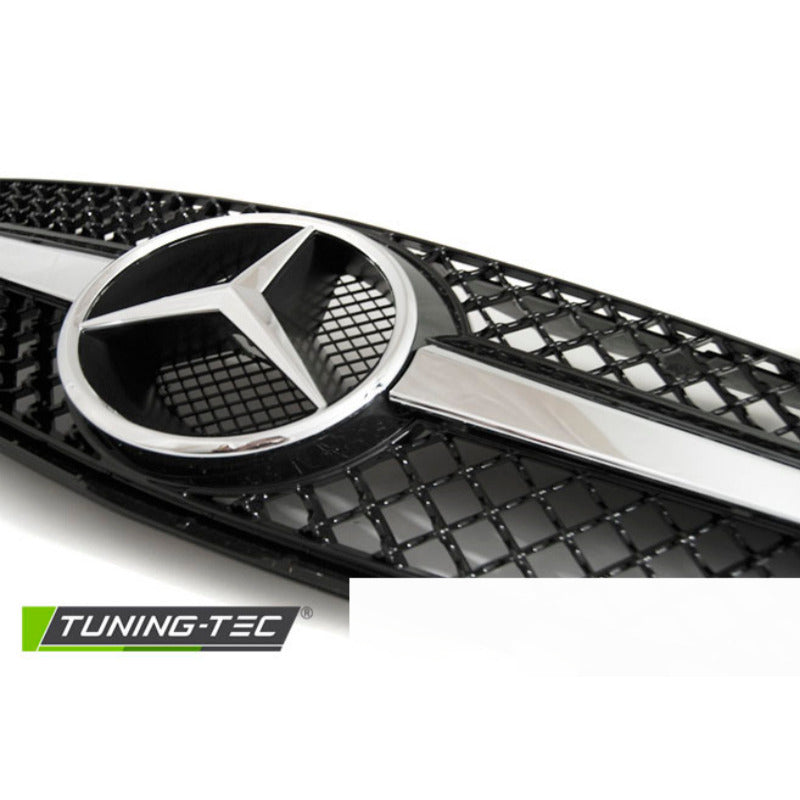 Griglia Sport Nero Cromato per Mercedes SL R230 (01-06)